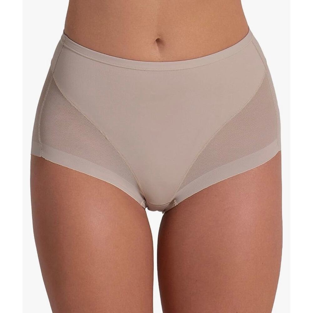 Brand New Leonisa Women's Size XL Undectable Comfy Shaper Panties Beige